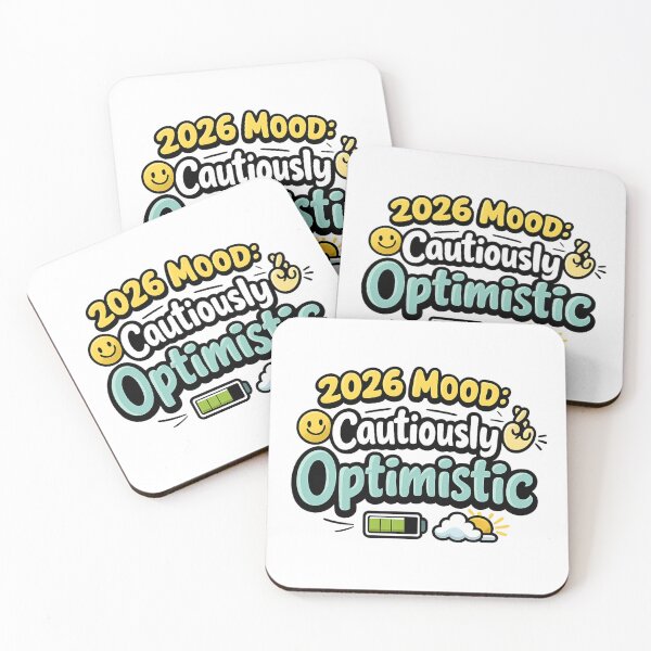 Item preview, Mood 2026: Cautiously Optimistic – Positive Motivational Design and Trends designed and sold by mocci10.