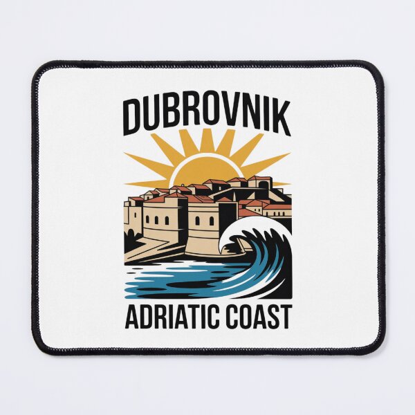 Item preview, Dubrovnik Adriatic Coast Graphic T-Shirt designed and sold by Timeless Design.