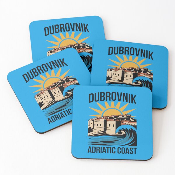 Item preview, Dubrovnik Adriatic Coast Graphic T-Shirt designed and sold by Timeless Design.