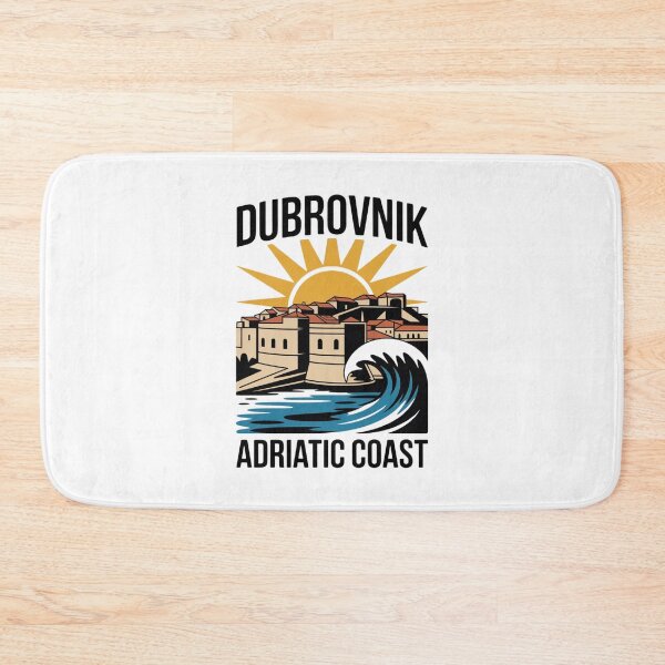 Item preview, Dubrovnik Adriatic Coast Graphic T-Shirt designed and sold by Timeless Design.