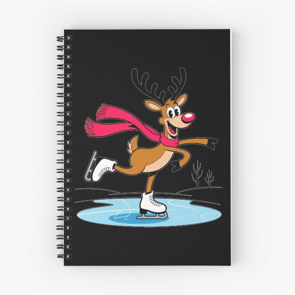 Item preview, Rudolph the Red-Nosed Skater - Cute Reindeer Winter Fun  designed and sold by A-Szczesniak.
