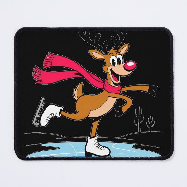 Item preview, Rudolph the Red-Nosed Skater - Cute Reindeer Winter Fun  designed and sold by A-Szczesniak.