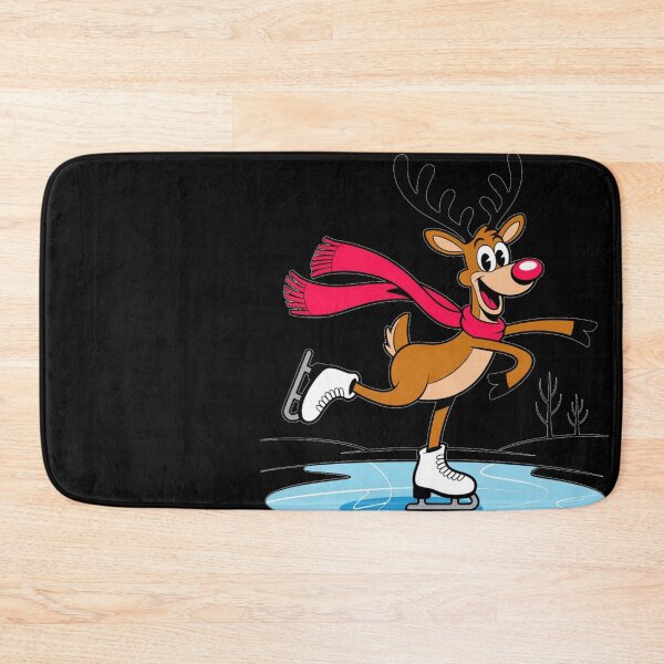 Item preview, Rudolph the Red-Nosed Skater - Cute Reindeer Winter Fun designed and sold by A-Szczesniak.