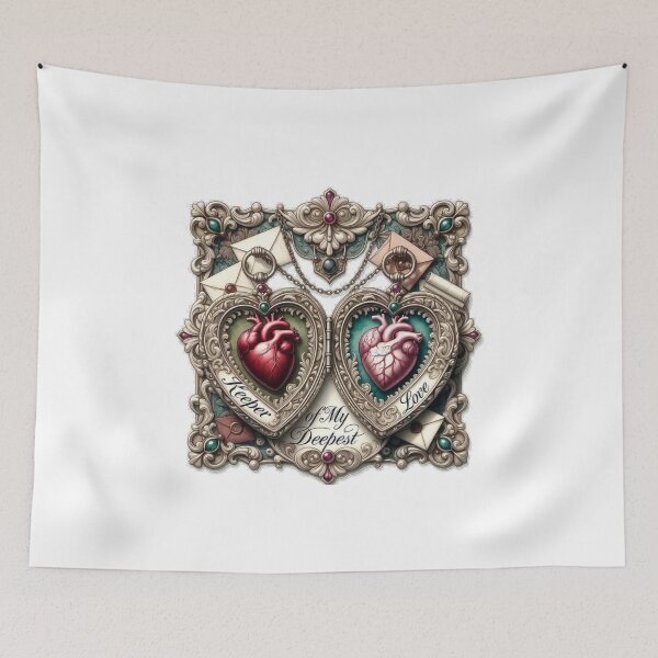 Item preview, Graceful Swan Heart Emblem T-Shirt | My Heart Swims Only for You Romance Tee | Intricate Affection Collection designed and sold by YMLux.