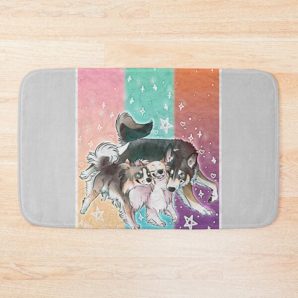 Item preview, A trio of Pomatude (background) designed and sold by Sparklepupfaeri.