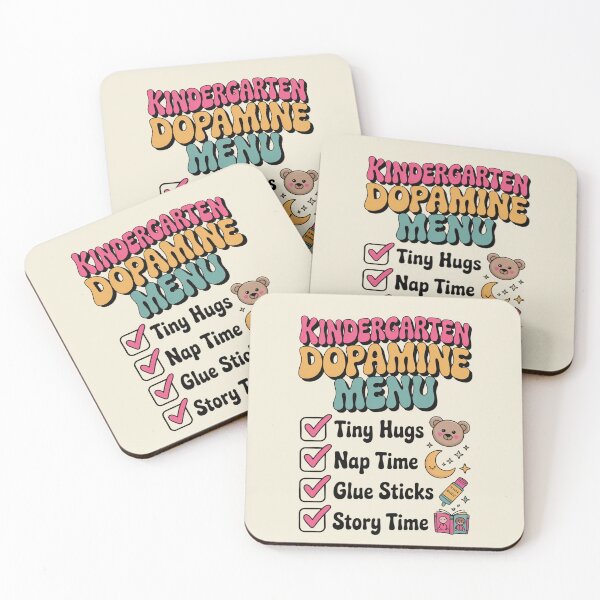 Item preview, Kindergarten Dopamine Menu Teacher Retro Groovy Checklist designed and sold by ViralVector.