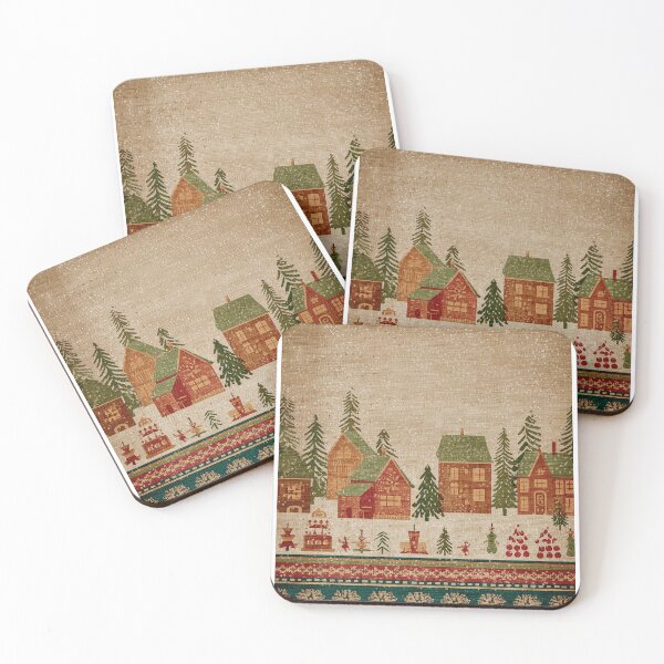 Item preview, Christmases of Yesteryear — Vintage Holiday Posters designed and sold by MidArtForge.