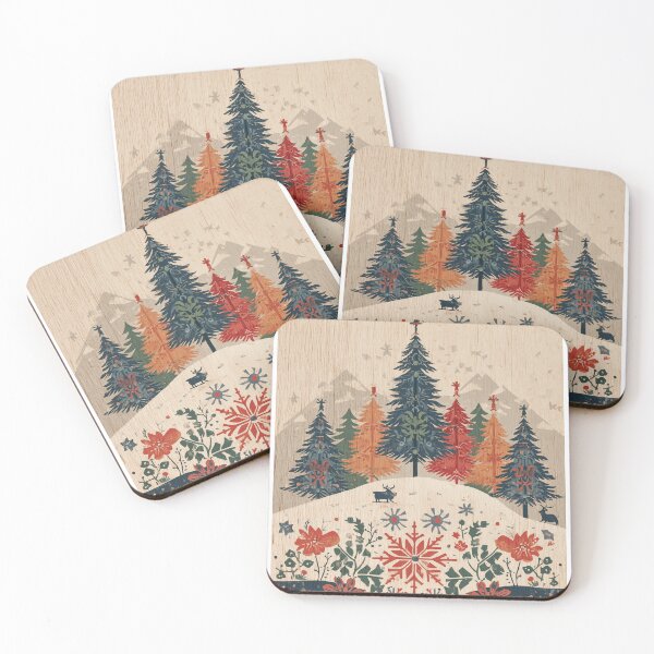 Item preview, Christmases of Yesteryear — Vintage Holiday Posters designed and sold by MidArtForge.
