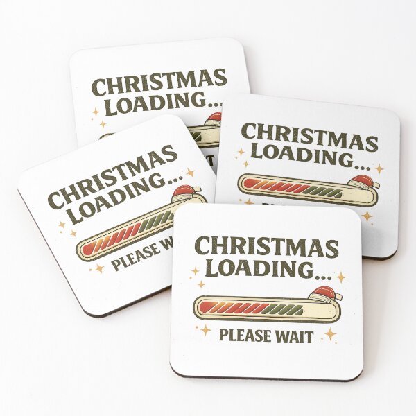 Item preview, Christmas Loading… Please Wait - Funny Retro Holiday Design designed and sold by Work Life Tees.