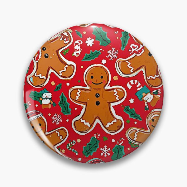 Item preview, Gingerbread Men Dancing In My Head Pattern designed and sold by shaang.