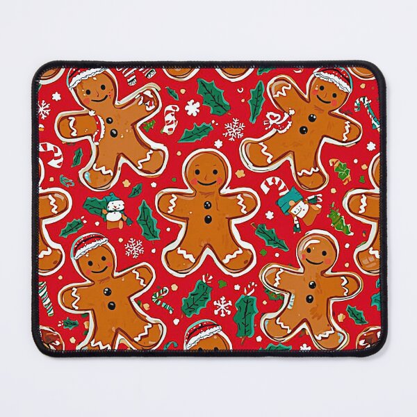 Item preview, Gingerbread Men Dancing In My Head Pattern designed and sold by shaang.