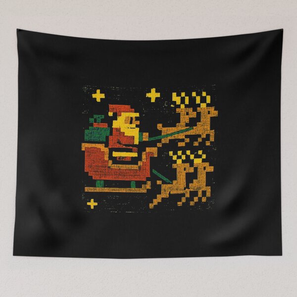 Item preview, Pixel Art Santa Sleigh designed and sold by sharifex.