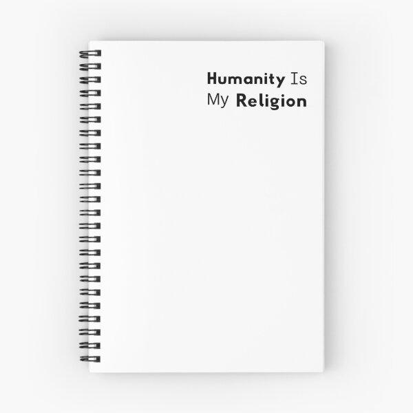 Item preview, Humanity Is My Religion – Peace & Kindness Quote Typography designed and sold by TorqueThread.