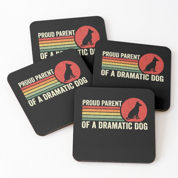 Item preview, Proud Parent Of A Dramatic Dog Funny Dog Lover designed and sold by SofenArt.