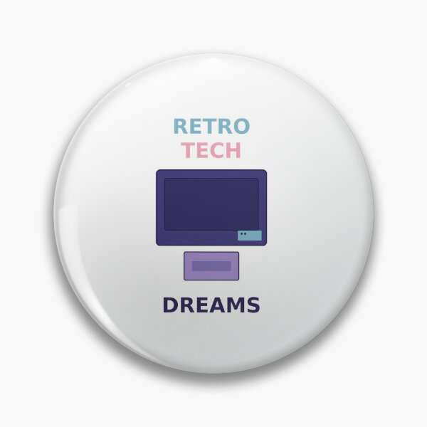 Item preview, Retro Tech Dreams – Vintage Cassette & CRT Graphic Tee & Sticker designed and sold by LissethsWorld.