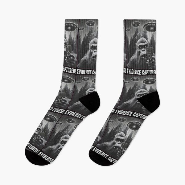 Item preview, Evidence Captured Bigfoot UFO Selfie designed and sold by AbcDigs Studio.