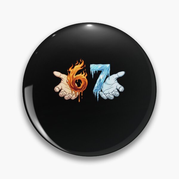 Item preview, Six and Seven Fire and Ice Number Joke designed and sold by SofenArt.