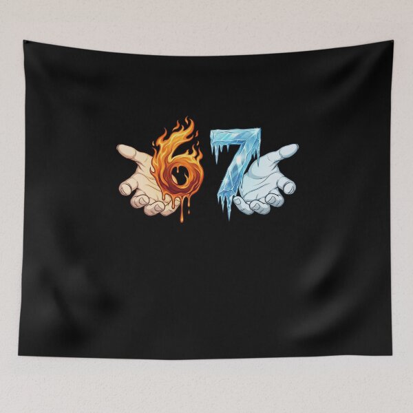 Item preview, Six and Seven Fire and Ice Number Joke designed and sold by SofenArt.