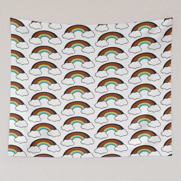 Item preview, Proud Rainbow in the Clouds Polygender designed and sold by HarveyHandcraftsandDesigns.