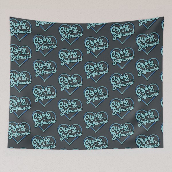 Item preview, Crying is not -blue- quote designed and sold by Lyxy.
