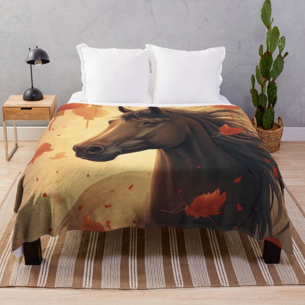 Item preview, Majestic Horse with Floating Red Lanterns designed and sold by Asiantrendzz.