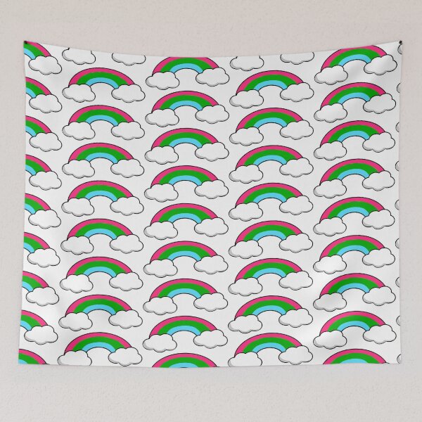 Item preview, Proud Rainbow in the Clouds Polysexual designed and sold by HarveyHandcraftsandDesigns.