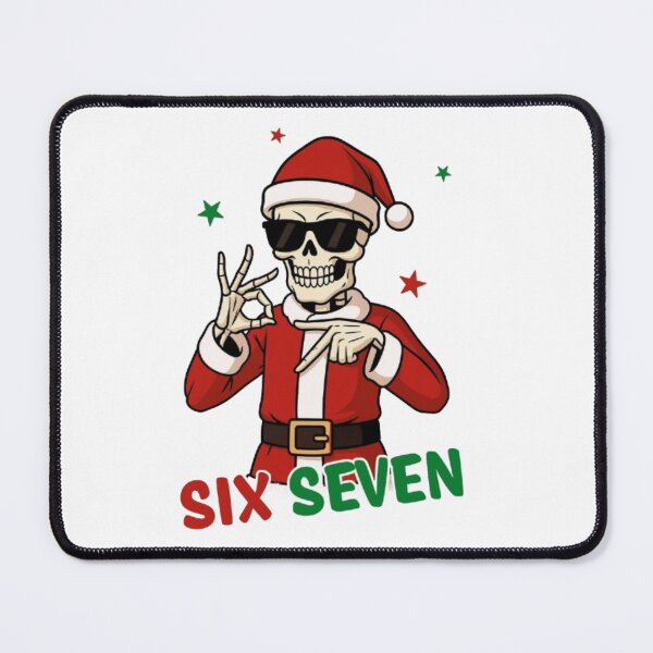 Item preview, six seven skeleton in santa suit designed and sold by CanvasRebel.