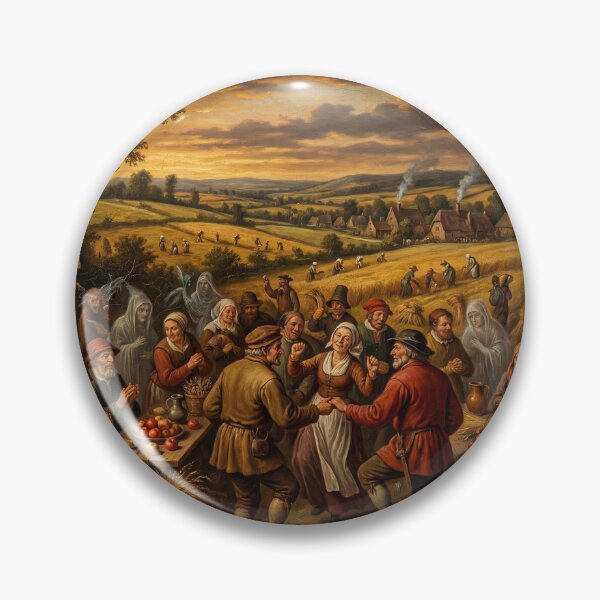 Item preview, Demonic harvest festival after Hieronymus Bosch and Pieter Bruegel designed and sold by Vintage Designs +.
