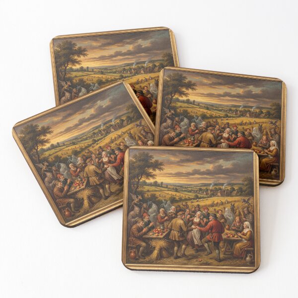 Item preview, Demonic harvest festival after Hieronymus Bosch and Pieter Bruegel designed and sold by Vintage Designs +.