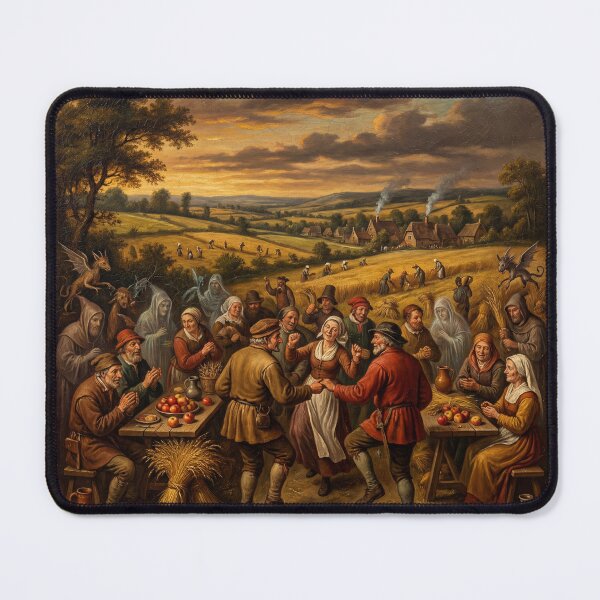 Item preview, Demonic harvest festival after Hieronymus Bosch and Pieter Bruegel designed and sold by Vintage Designs +.