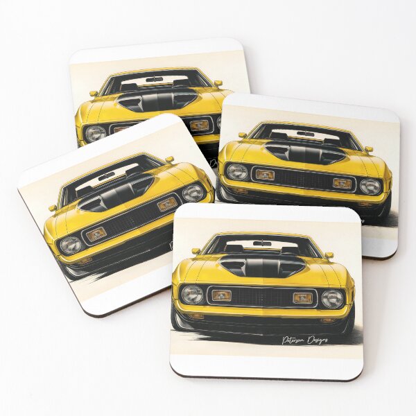 Item preview, Ford Mustang Mach 1 Fanart (Yellow 2) designed and sold by Peterson Designs.