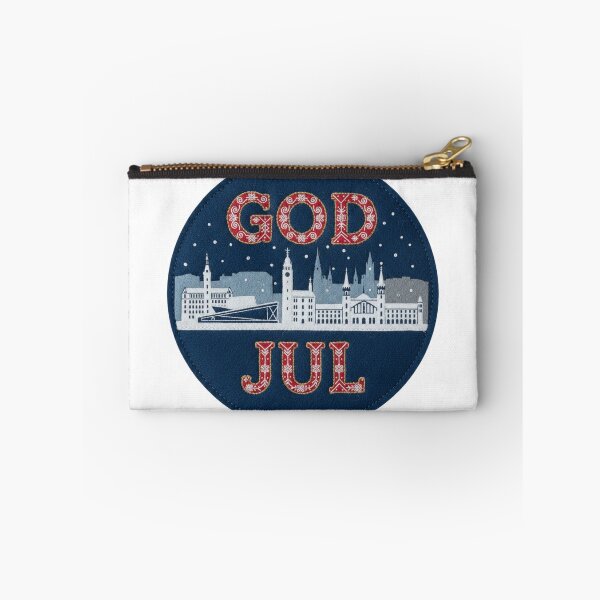 Item preview, Oslo God Jul Nordic Christmas Embroidered Patch designed and sold by Imaginarium of Chaos falcon88 .