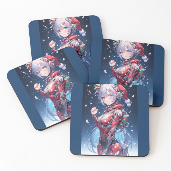 Item preview, Christmas anime android girl designed and sold by ArtsJulian.