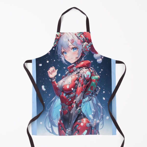 Item preview, Christmas anime android girl designed and sold by ArtsJulian.