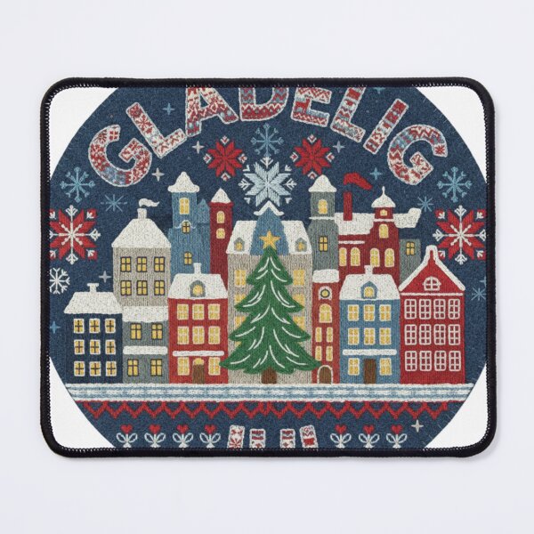 Item preview, Copenhagen Glædelig Jul Hygge Felt Xmas Patch designed and sold by Imaginarium of Chaos falcon88 .