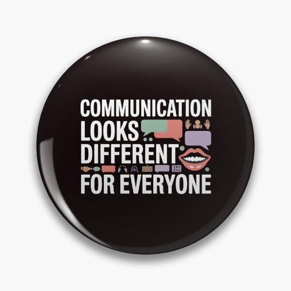 Item preview, Communication Looks Different Speech Therapy – Inclusive Mental Health Quote designed and sold by Redgiant87x.
