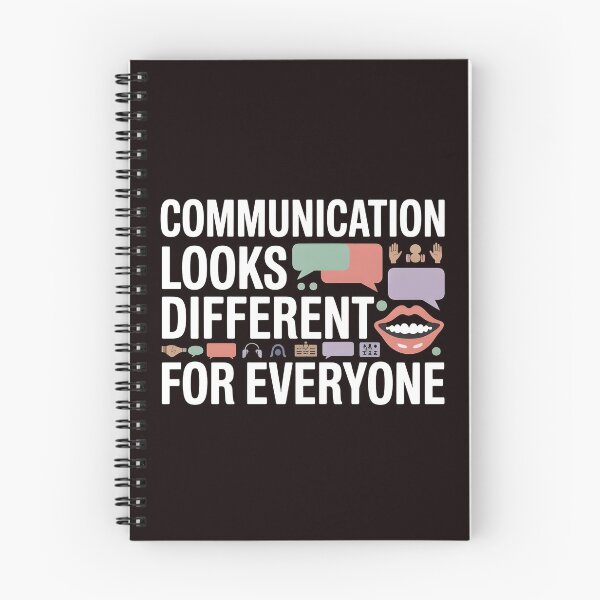 Item preview, Communication Looks Different Speech Therapy – Inclusive Mental Health Quote designed and sold by Redgiant87x.