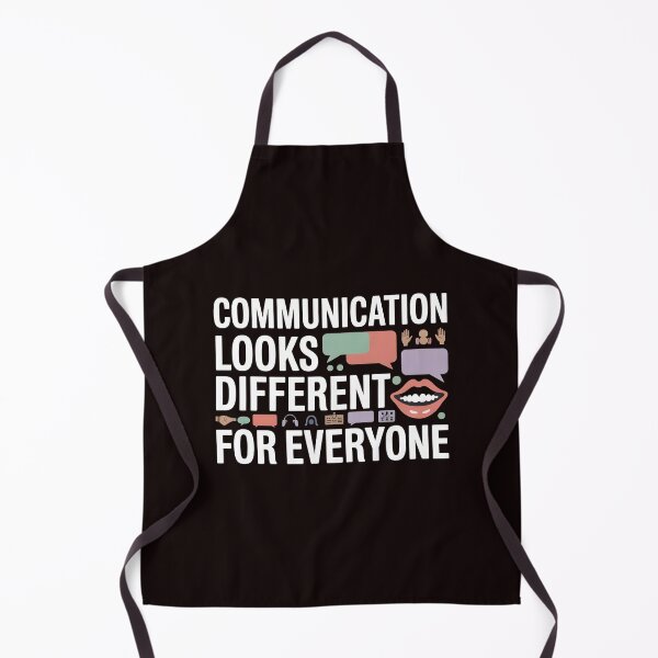 Item preview, Communication Looks Different Speech Therapy – Inclusive Mental Health Quote designed and sold by Redgiant87x.