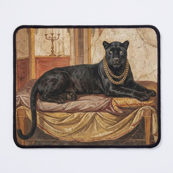 Item preview, Imperial Shadow: Black Panther in a Roman Atrium designed and sold by FreiherrPK.