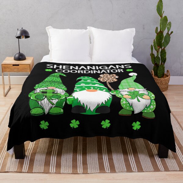 Item preview, St Patricks Day Lucky Shamrock Shenanigans Gnomes designed and sold by tinglatoravi.