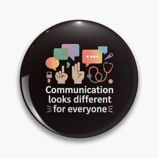 Item preview, Communication Looks Different Speech Therapy – SLP Mental Health Message designed and sold by Redgiant87x.