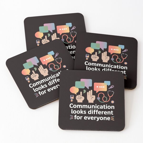 Item preview, Communication Looks Different Speech Therapy – SLP Mental Health Message designed and sold by Redgiant87x.