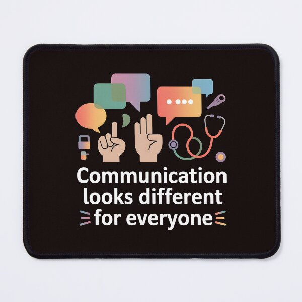 Item preview, Communication Looks Different Speech Therapy – SLP Mental Health Message designed and sold by Redgiant87x.