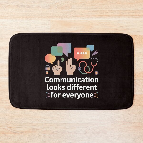 Item preview, Communication Looks Different Speech Therapy – SLP Mental Health Message designed and sold by Redgiant87x.