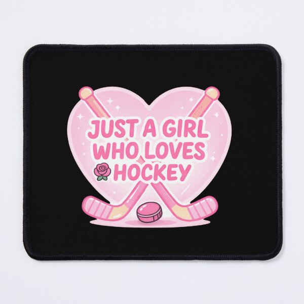 Item preview, Just a girl who loves hockey feeling free designed and sold by SkeletonsDanger.