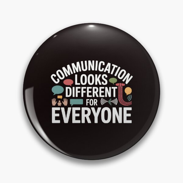 Item preview, Communication Looks Different Speech Therapy – Proud Speech Therapist Saying designed and sold by Redgiant87x.