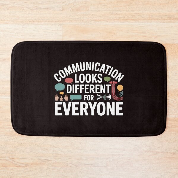 Item preview, Communication Looks Different Speech Therapy – Proud Speech Therapist Saying designed and sold by Redgiant87x.