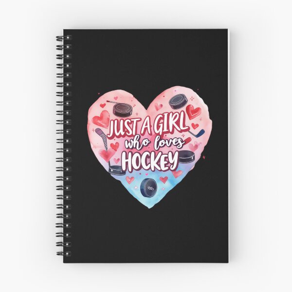 Item preview, Just a girl who loves hockey chasing fun designed and sold by SkeletonsDanger.