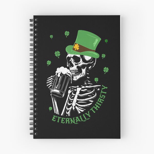 Item preview, St Patricks Day Skeleton Skull Beer Saint Pattys designed and sold by tinglatoravi.