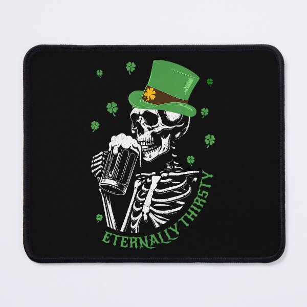 Item preview, St Patricks Day Skeleton Skull Beer Saint Pattys designed and sold by tinglatoravi.